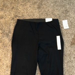 NWT high rise skinny ankle black pants